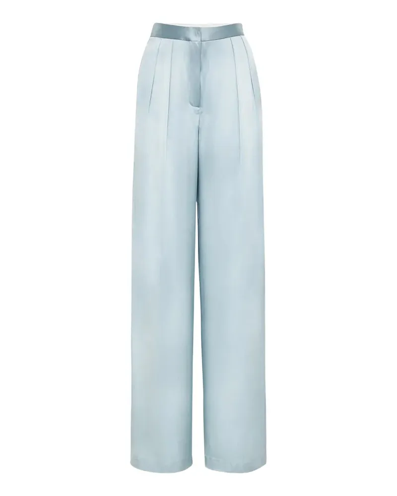 Adam Lippes Nils pleated trousers - Blau Blau