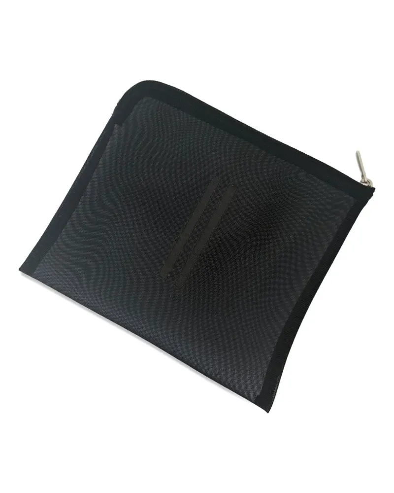 Rick Owens Schultertasche mit Reißverschluss - Schwarz Schwarz
