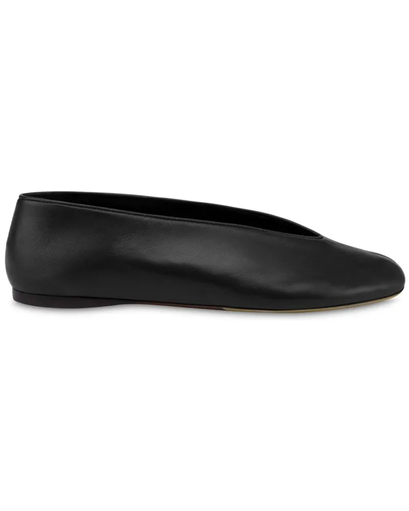 Moschino Klassische Ballerinas - Schwarz Schwarz