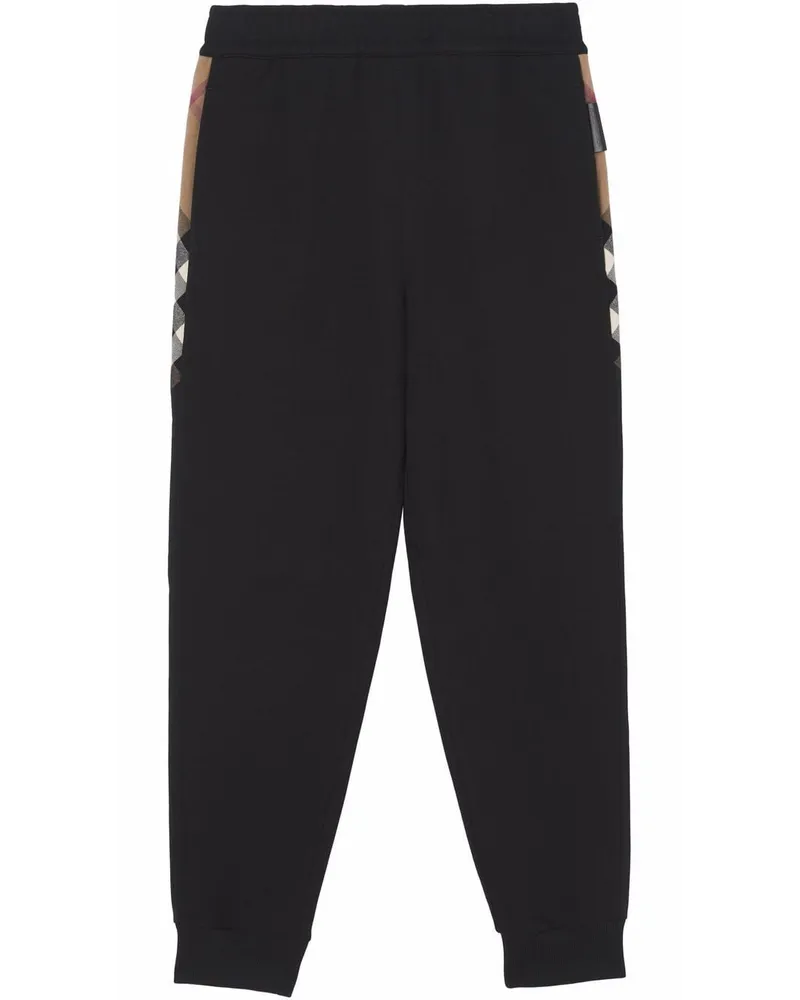 Burberry Jogginghose mit Vintage-Check - Schwarz Schwarz