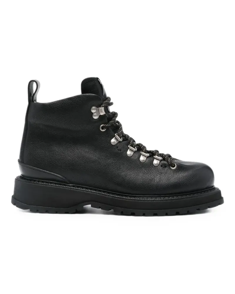 Buttero Alpi Schnürstiefel - Schwarz Schwarz