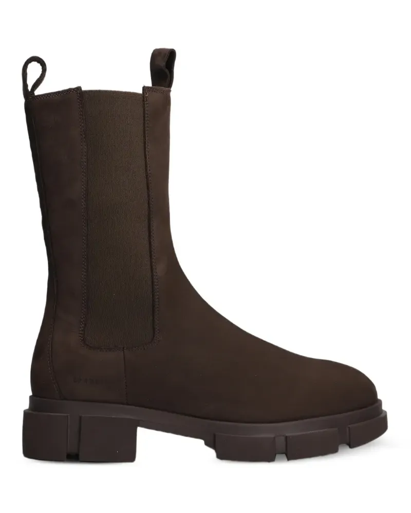Copenhagen Stiefel mit klobiger Sohle - Braun Braun