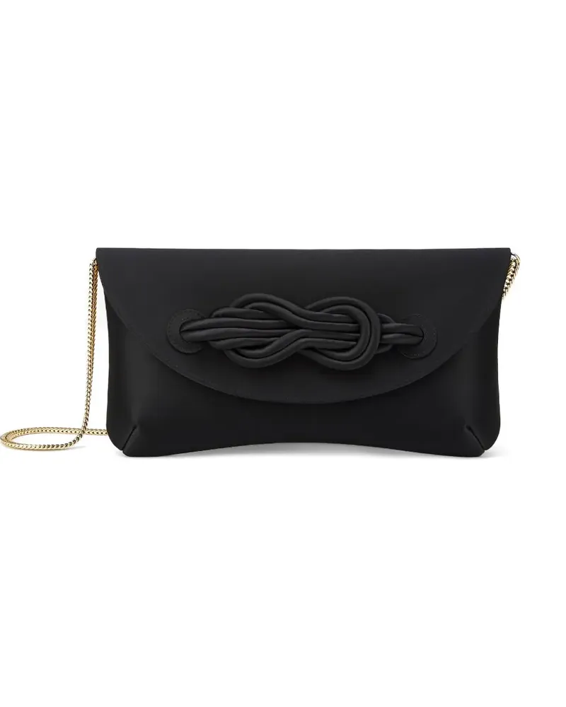 Shanghai Tang Tang Knot Clutch - Schwarz Schwarz