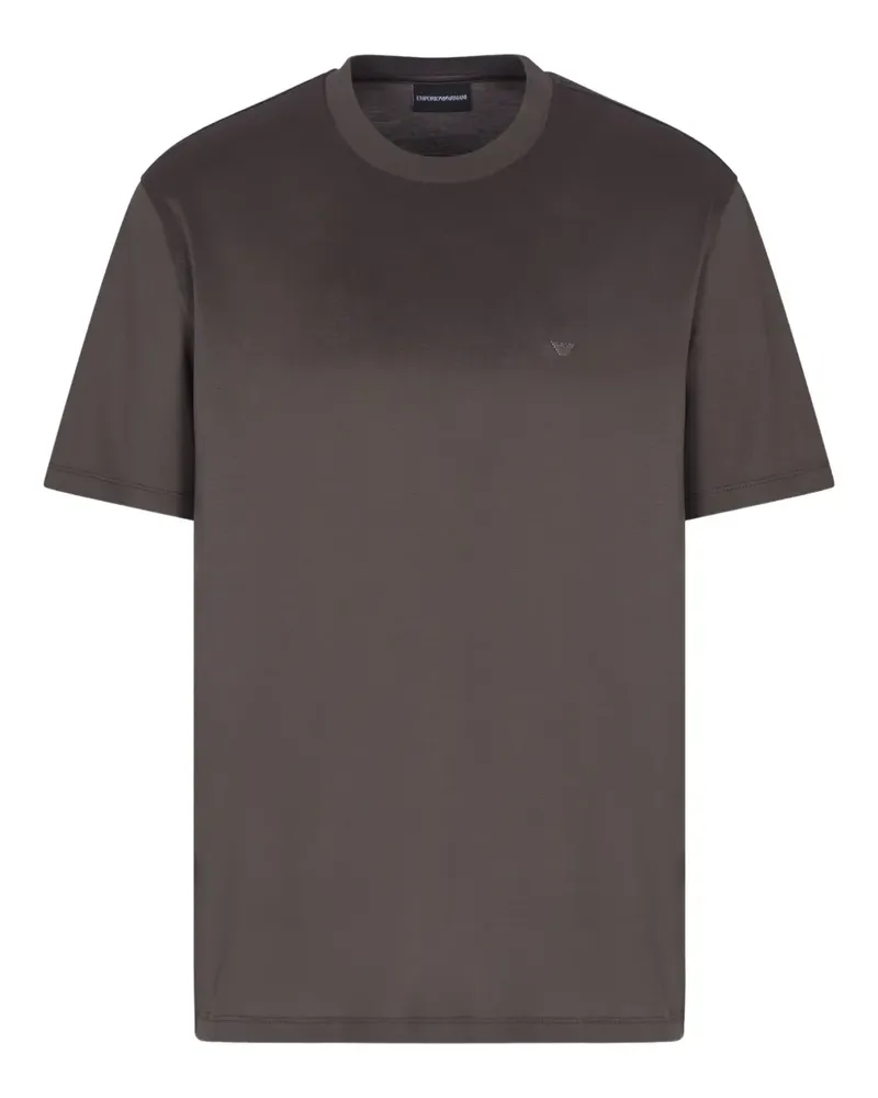 Emporio Armani T-Shirt mit Adler-Logo - Grau Grau