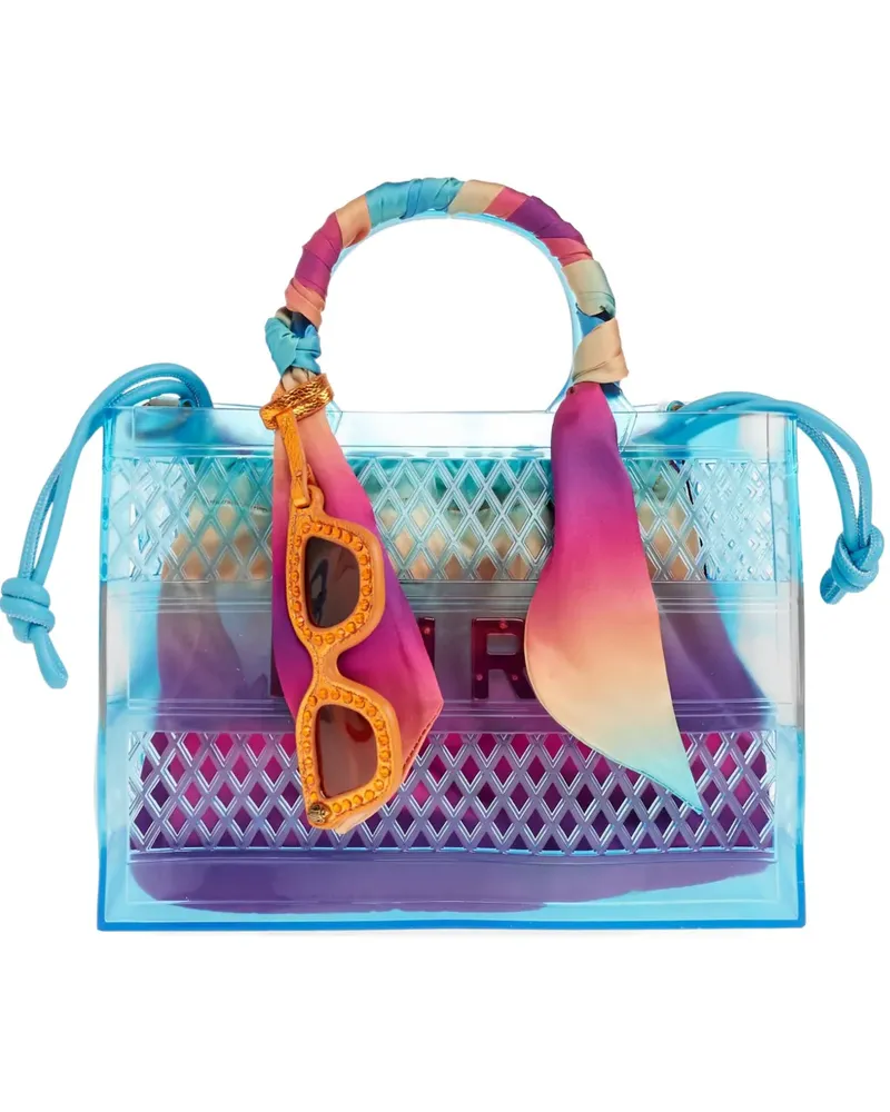 Kurt Geiger logo-embossed tote bag - Blau Blau