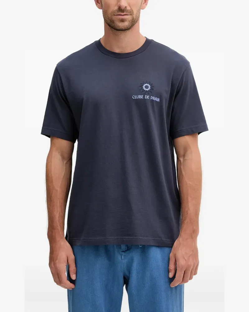 Frescobol Carioca embroidered T-shirt - Blau Blau