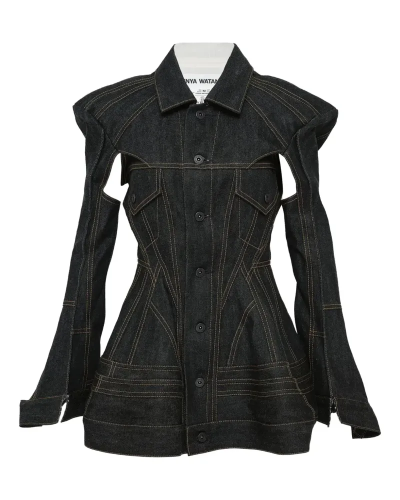 Junya Watanabe Selvedge denim jacket - Schwarz Schwarz