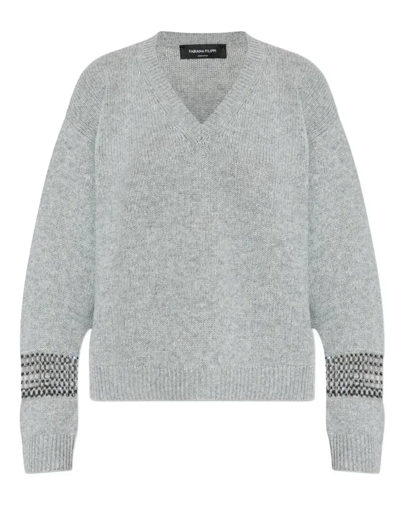 Fabiana Filippi V-neck sweater - Grau Grau
