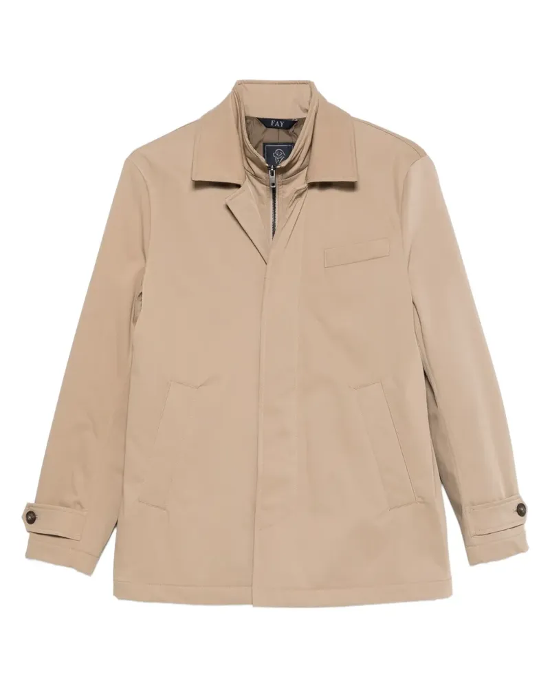 Fay Jacke im Layering-Look mit eingefassten Taschen - Nude Nude