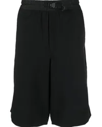 Y-3 Bermudas mit Kordelzug Schwarz