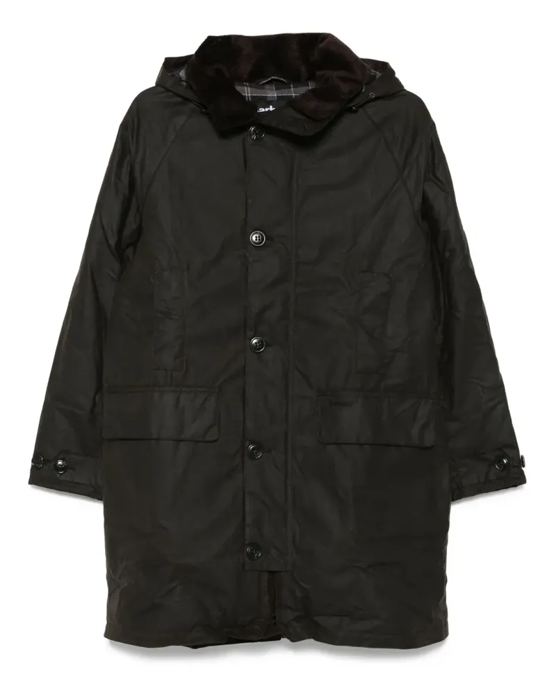 Barbour Mantel mit Cordkragen - Braun Braun
