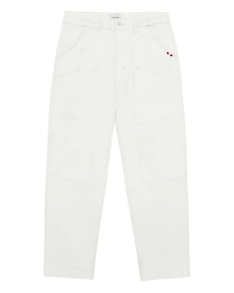Amish Super Knee Jeans - Weiß Weiß