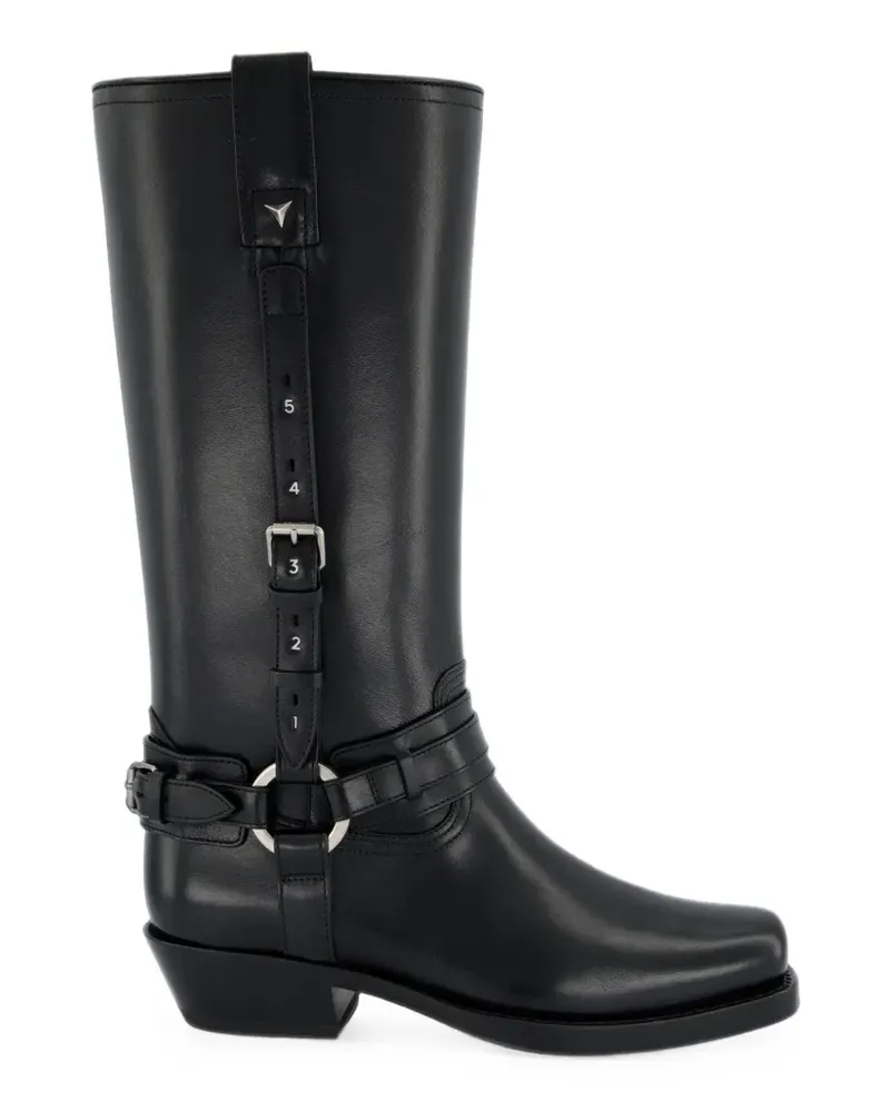 Fendi Count buckle-strap boots - Schwarz Schwarz