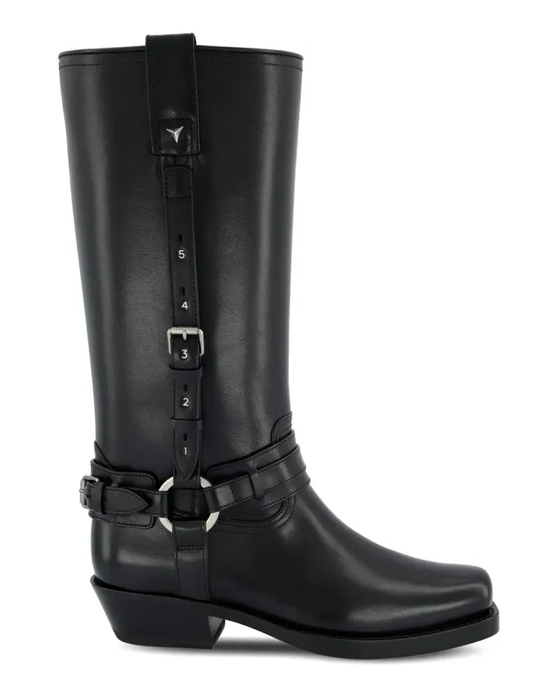 Fendi Count Stiefel mit Schnallenriemen - Schwarz Schwarz