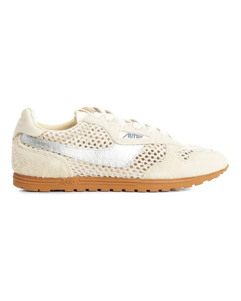 AUTRY Windspin knitted-pannels sneakers - Nude Nude