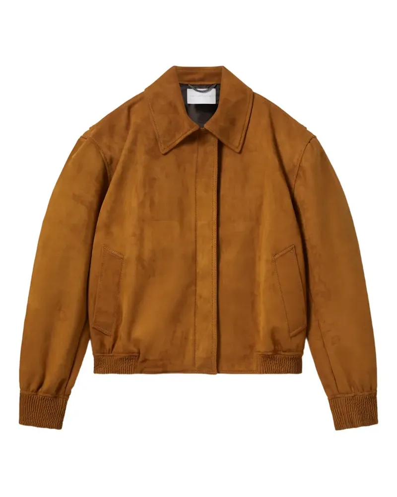 Stella McCartney Jacke mit geripptem Saum - Braun Braun