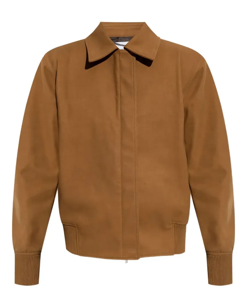 Stella McCartney Jacke mit geripptem Saum - Braun Braun