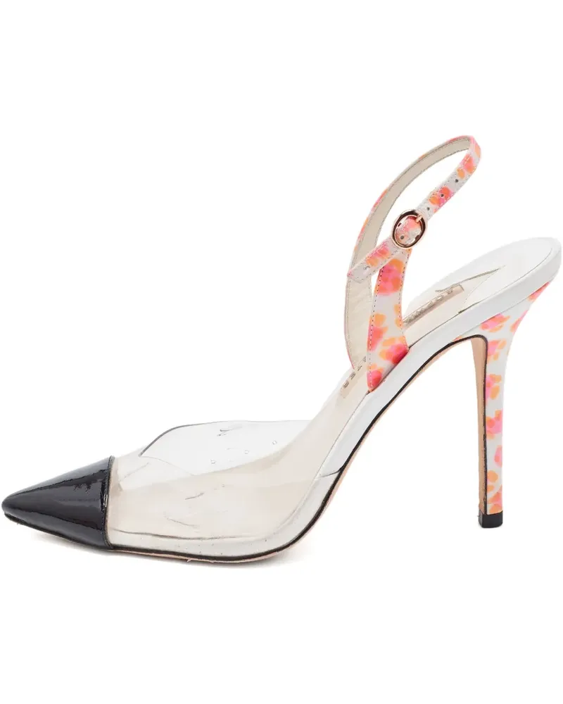 Sophia Webster Pre-owned Pumps mit transparentem Einsatz 120mm - Weiß Weiß