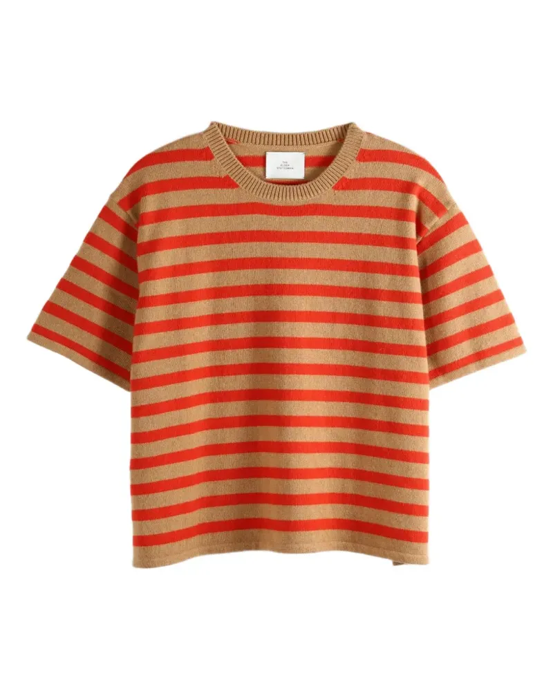 The Elder Statesman Scout striped T-shirt - Braun Braun
