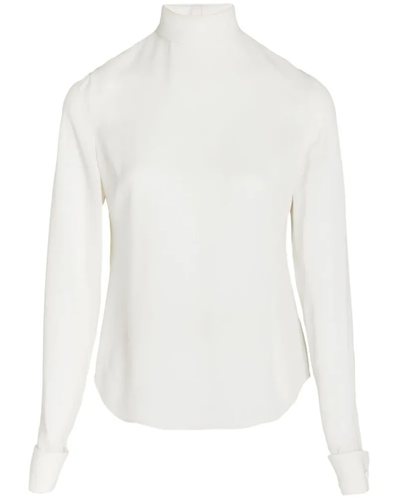 Giambattista Valli Bluse aus Seide - Weiß Weiß