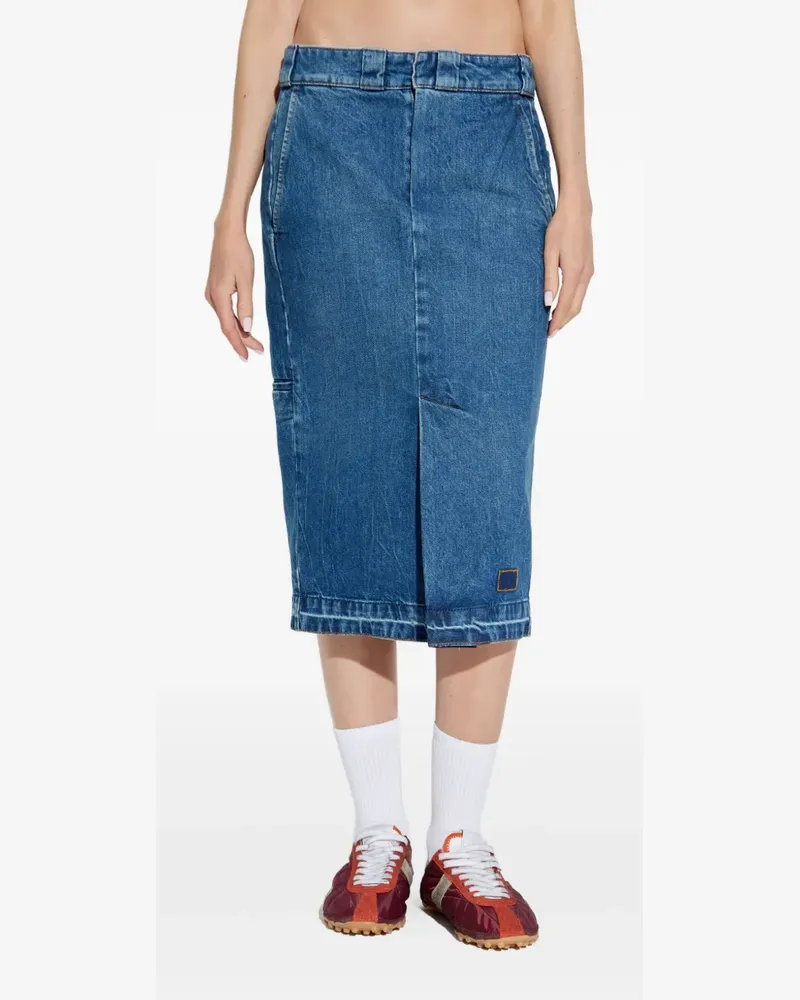 Maison Margiela Jeansrock mit eingefasster Tasche - Blau Blau