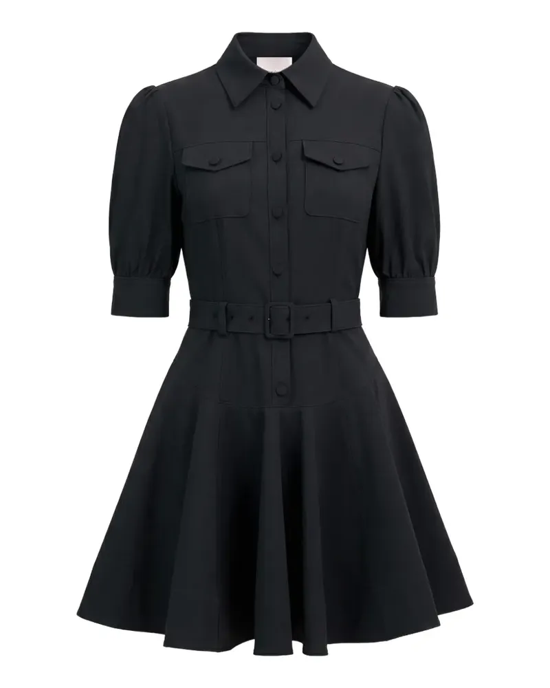 Cinq à Sept Anisa belted shirt mini dress - Schwarz Schwarz