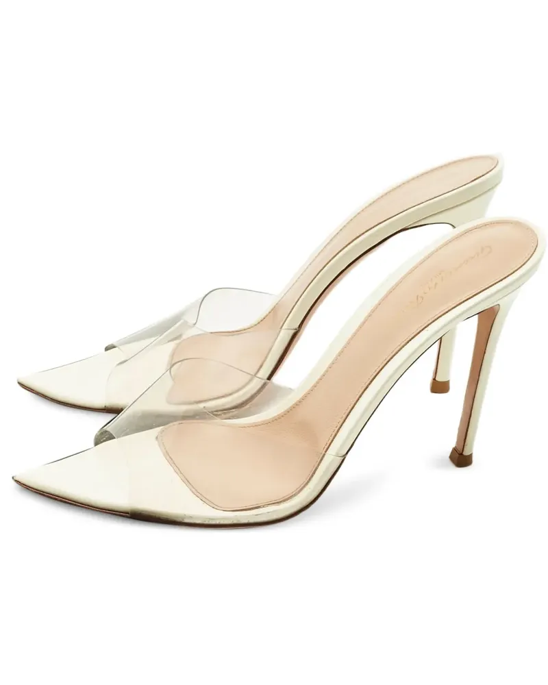 Gianvito Rossi Spitze Sandalen - Weiß Weiß