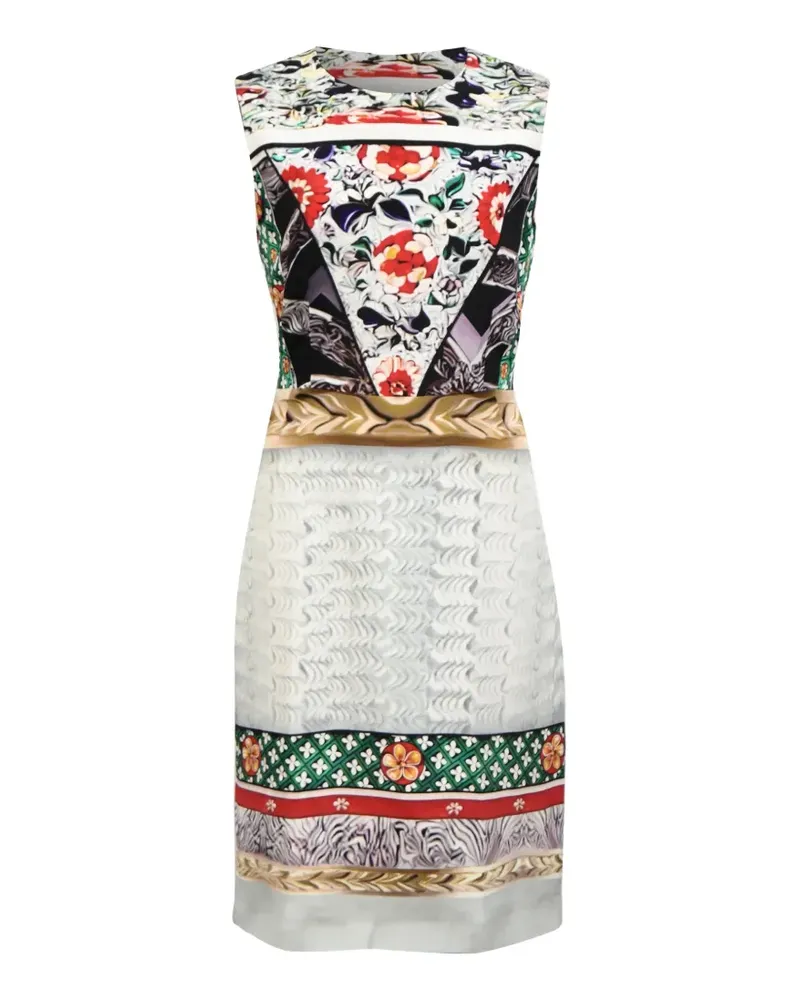 Mary Katrantzou printed sleeveless dress - Weiß Weiß