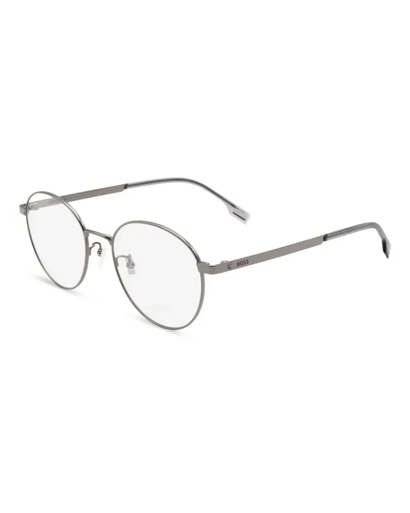 HUGO BOSS Brille mit rundem Gestell - Grau Grau