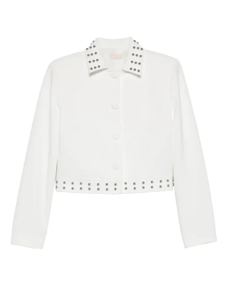 Liu Jo studded detailing jacket - Weiß Weiß