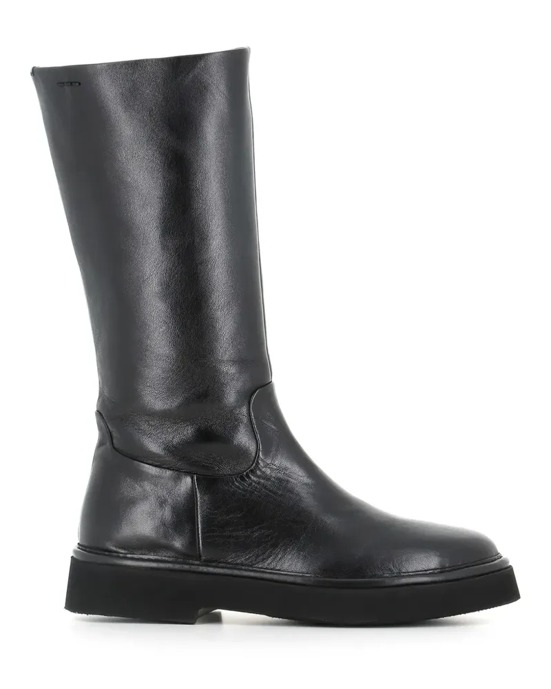 Alexander Hotto Stiefel mit Reißverschluss - Schwarz Schwarz