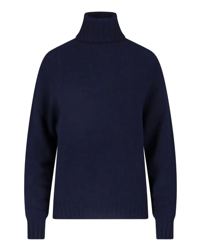 MA'RY'YA Pullover mit Raglanärmeln - Blau Blau