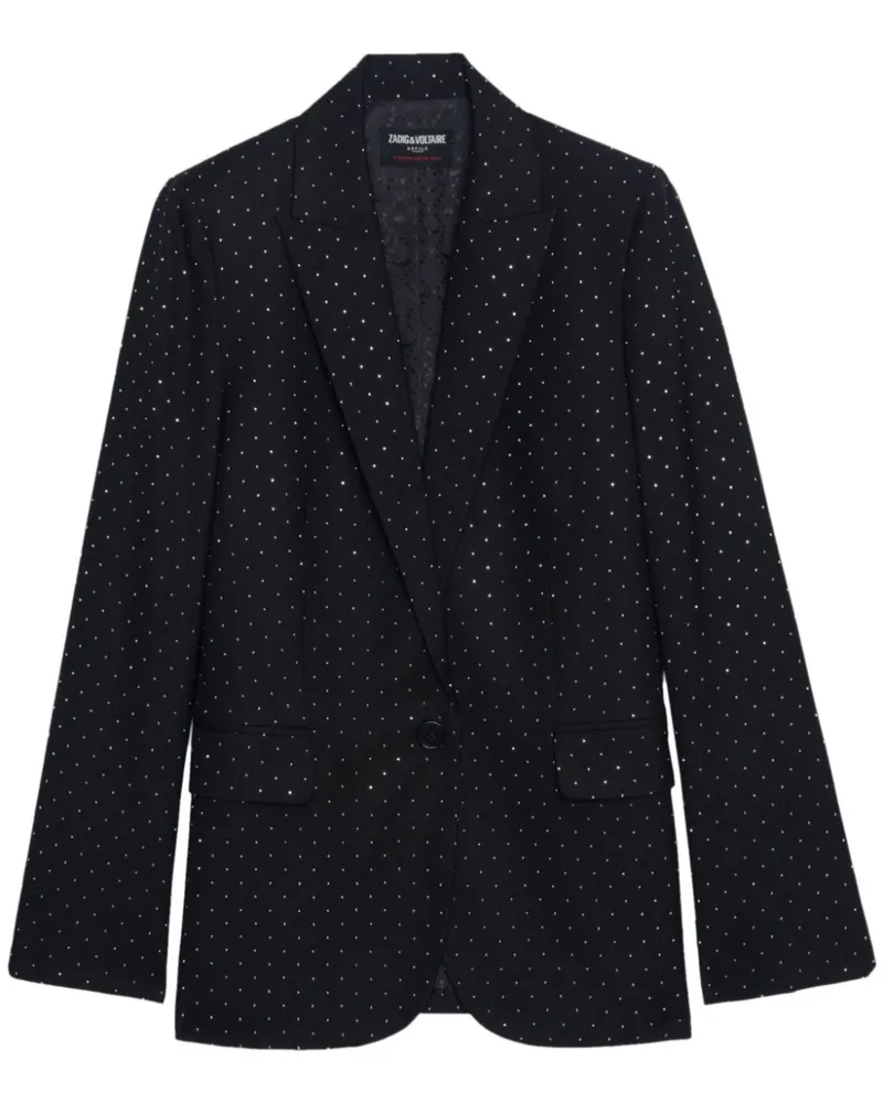 Zadig & Voltaire Valse Blazer - Schwarz Schwarz