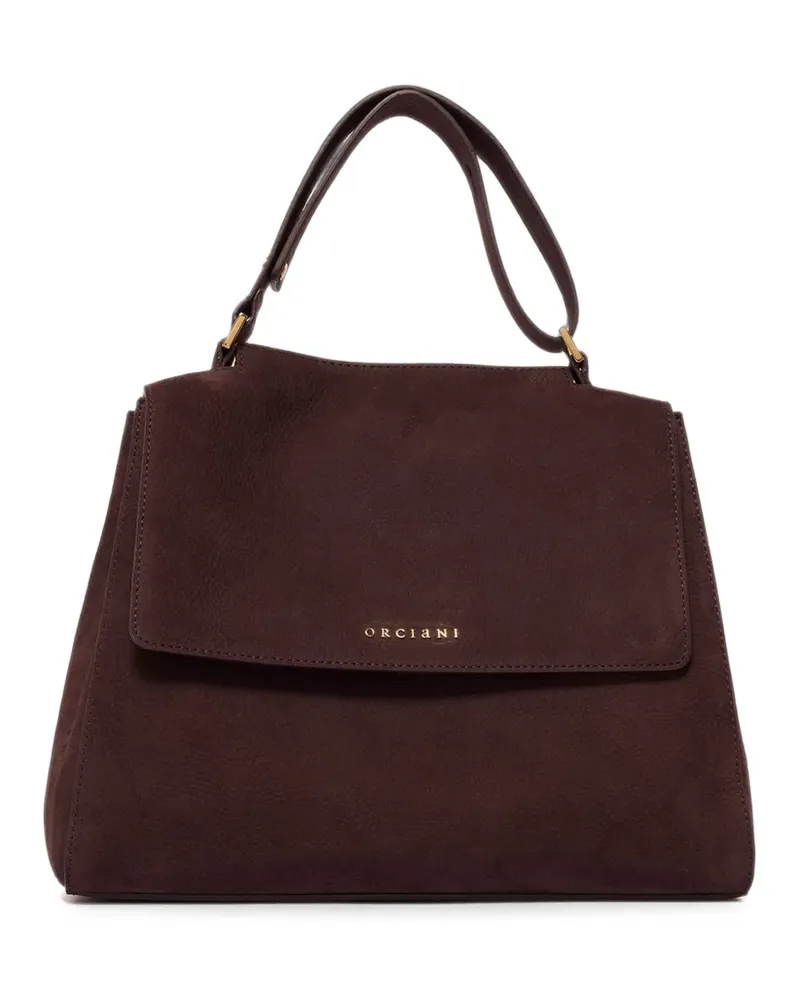 Orciani medium Sveva leather tote bag - Braun Braun