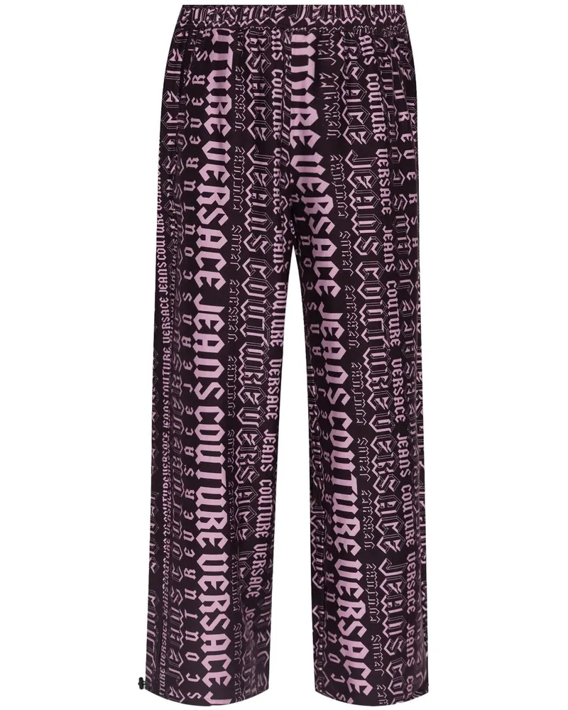 Versace Jeans Logomania Jogginghose - Schwarz Schwarz