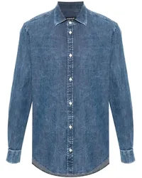 Dondup Klassisches Jeanshemd Blau