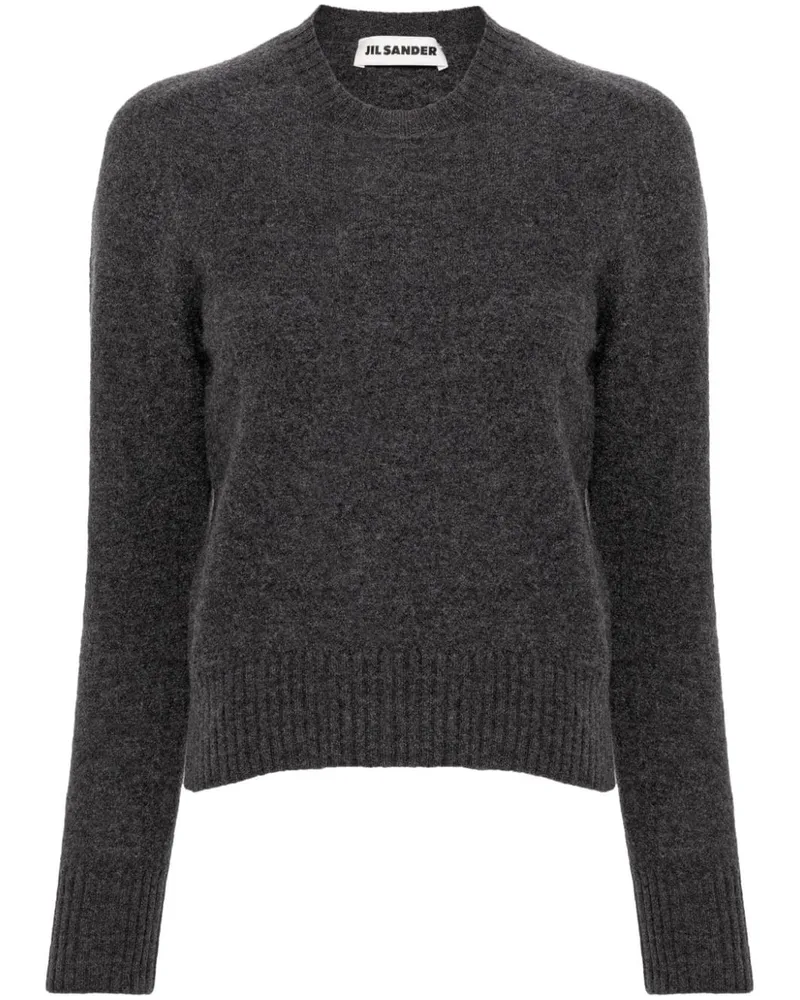 Jil Sander Melierter Pullover - Grau Grau