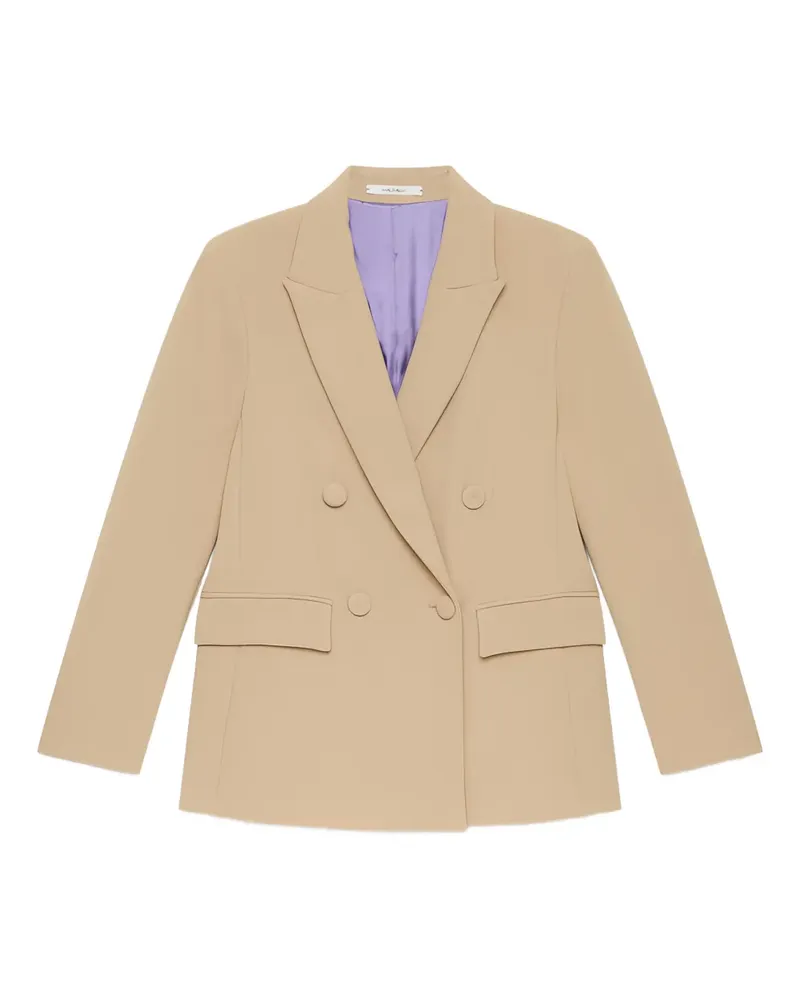 Maliparmi Cady double-breasted blazer - Nude Nude