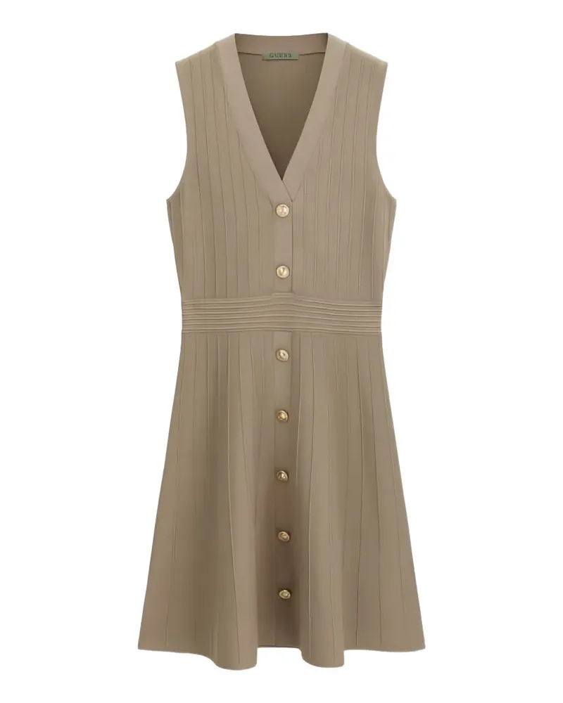 Guess Ärmelloses Strickkleid - Grün Grün