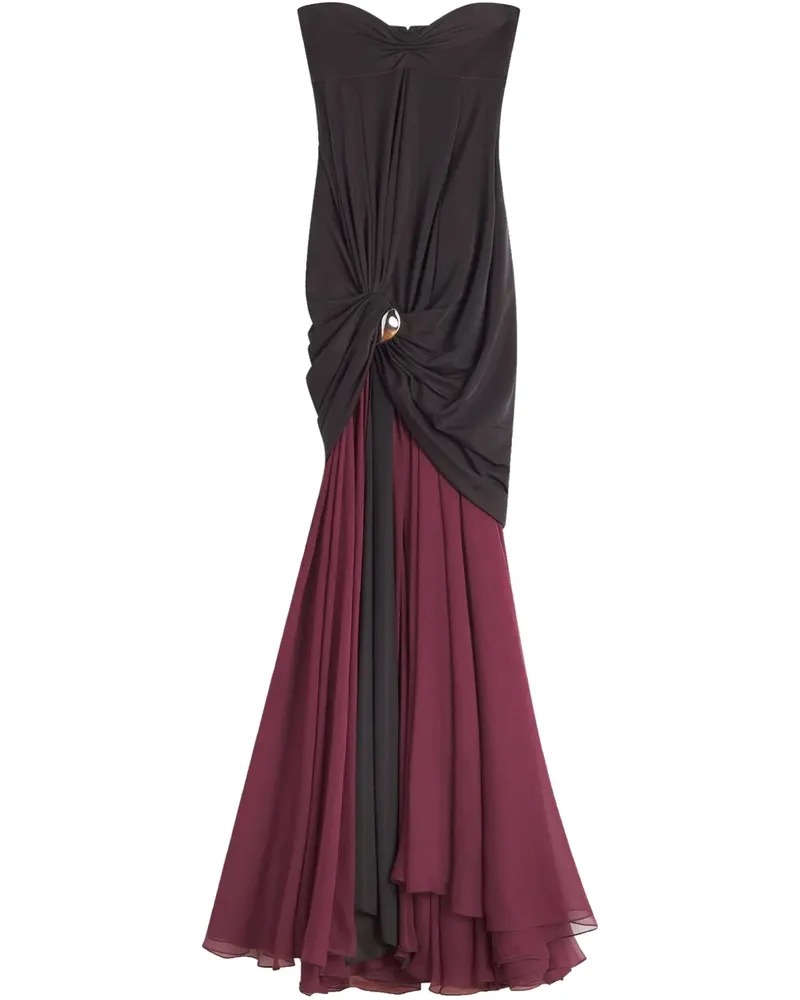 Lanvin Drapiertes Kleid - Braun Braun