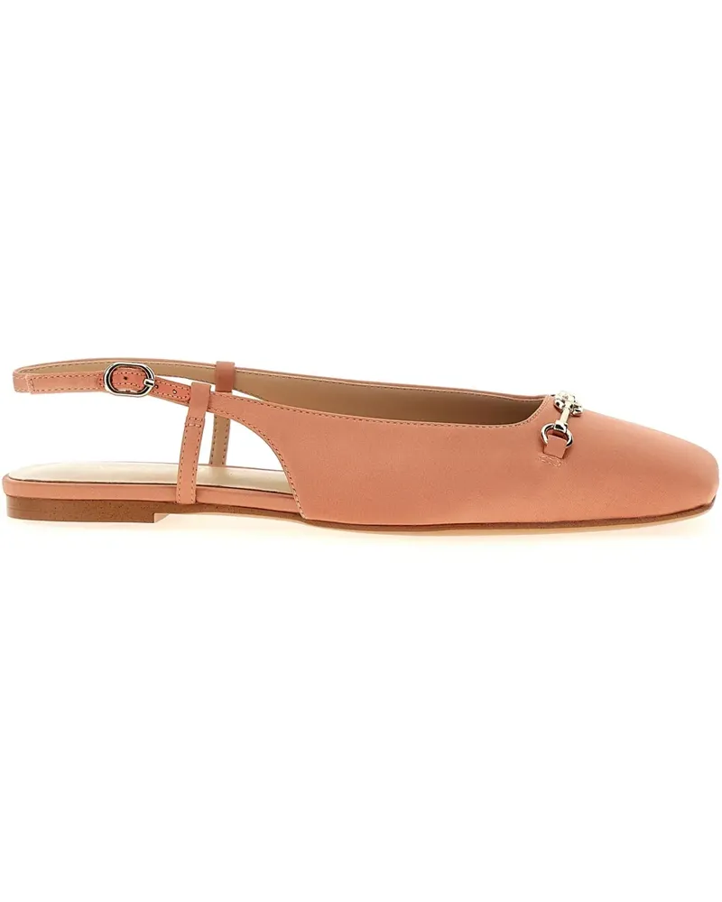 Twin-Set Ballerinas mit eckiger Kappe - Rosa Rosa