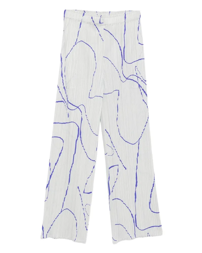 Issey Miyake Pause Hose mit Falten - Grau Grau