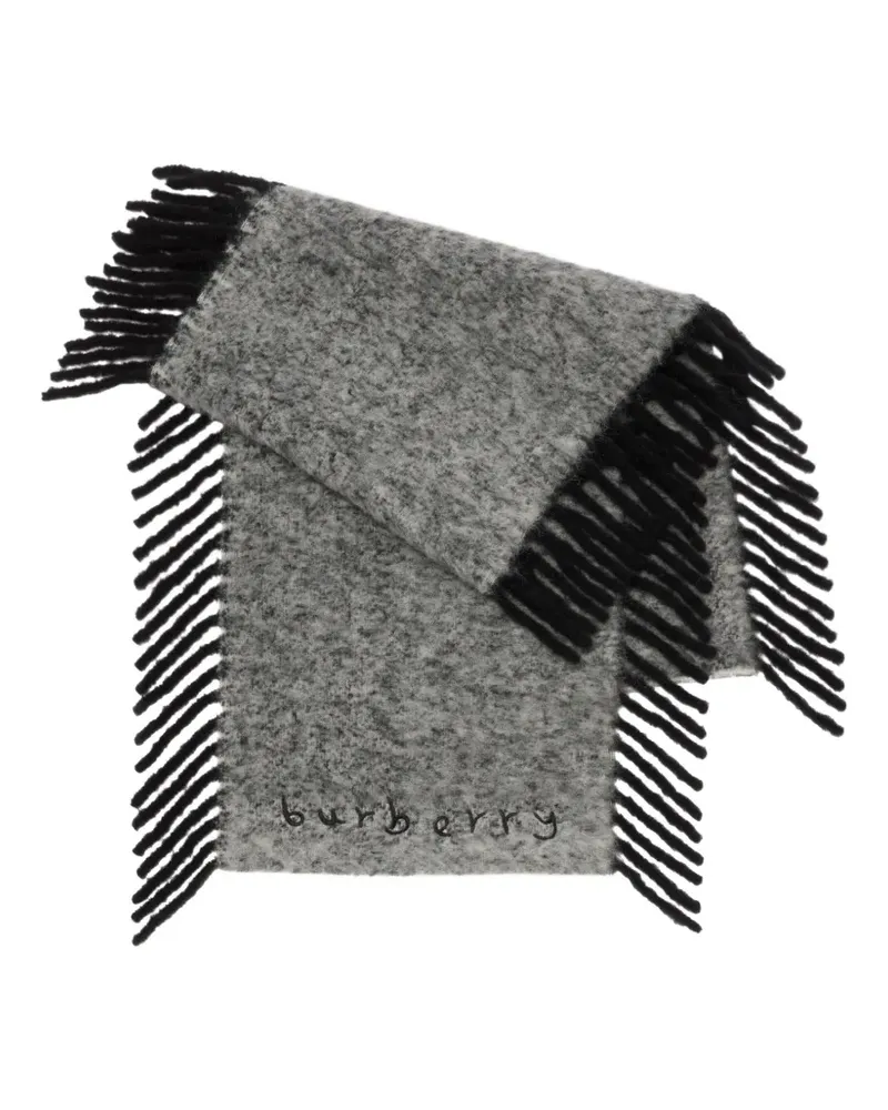 Burberry alpaca wool-blend Happy scarf - Grau Grau