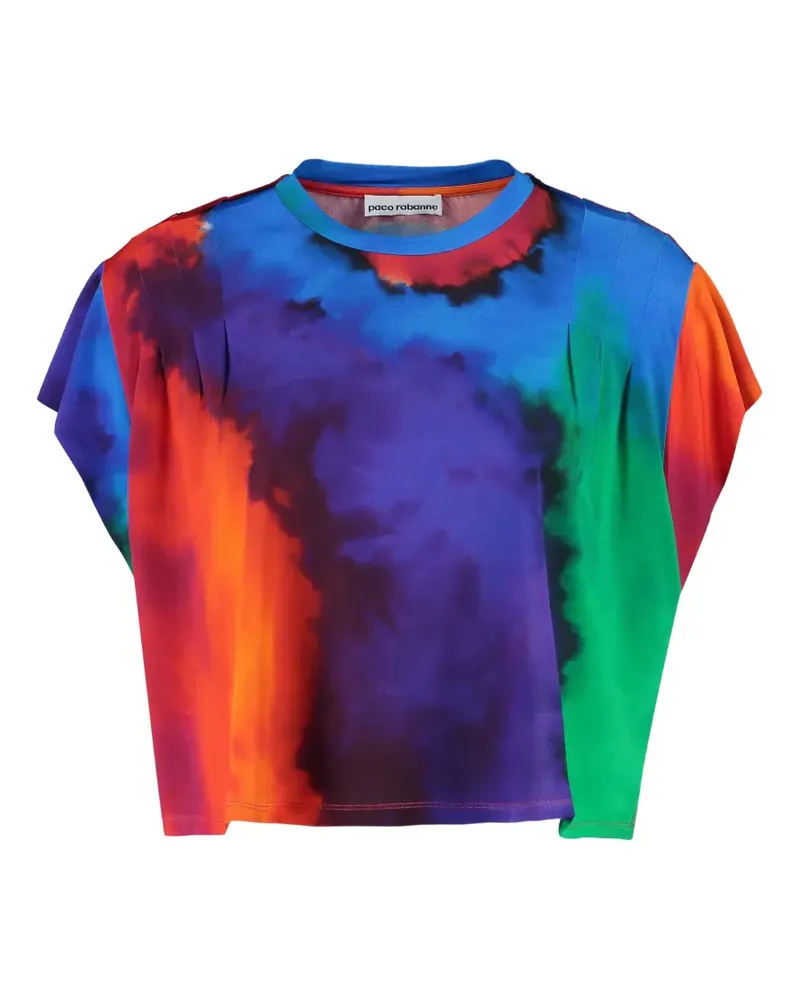 Paco Rabanne T-Shirt mit Rundhalsausschnitt - Blau Blau