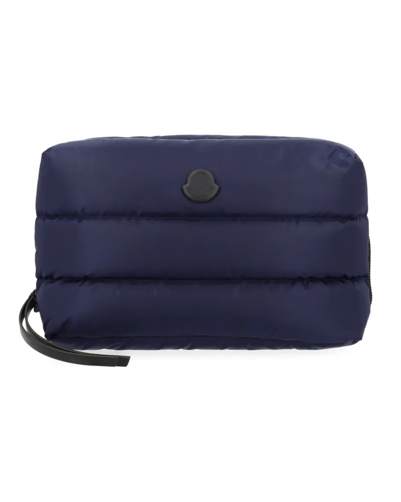 Moncler Caradoc makeup bag - Blau Blau