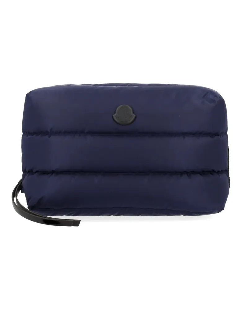 Moncler Caradoc makeup bag - Blau Blau