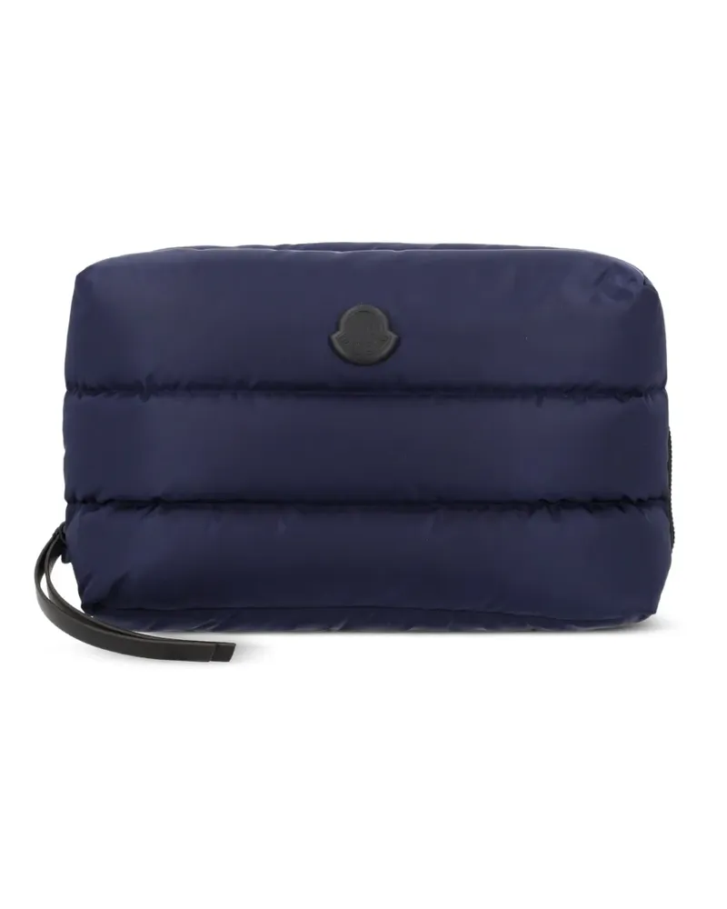 Moncler Caradoc makeup bag - Blau Blau
