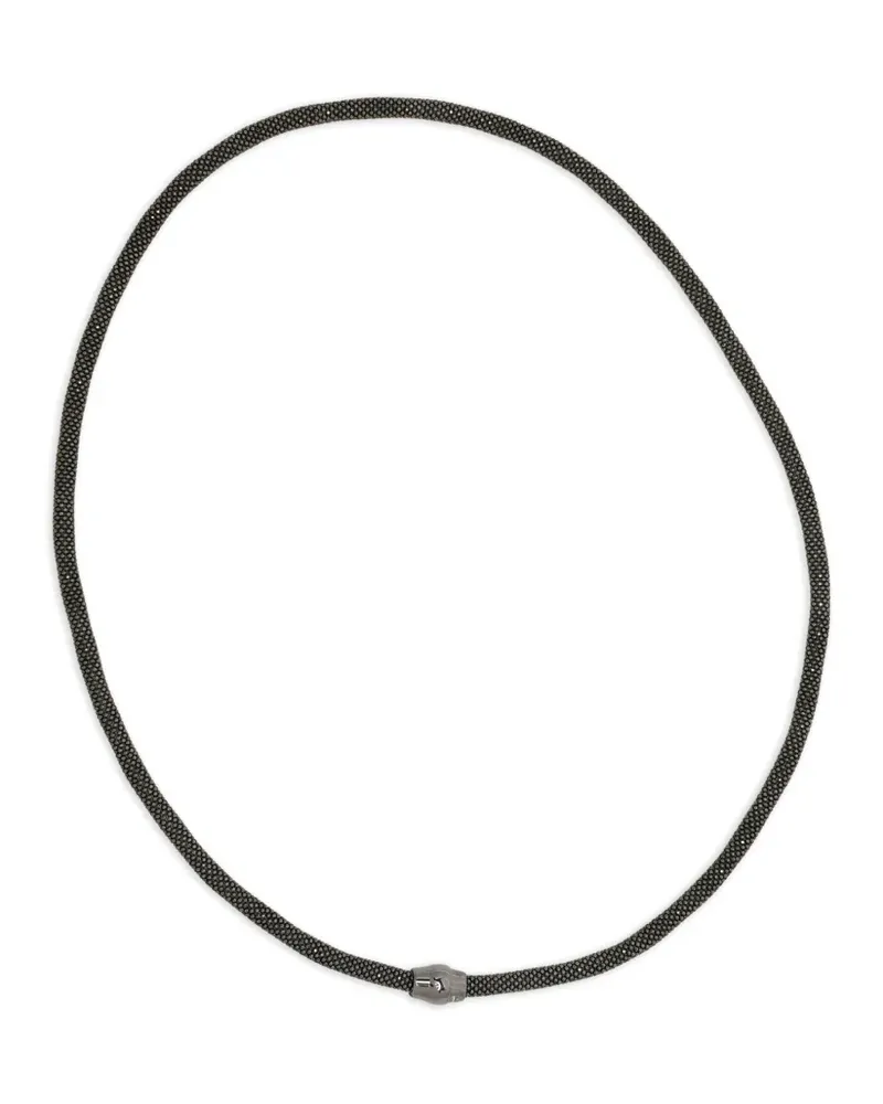 Giorgio Armani tubular necklace - Schwarz Schwarz