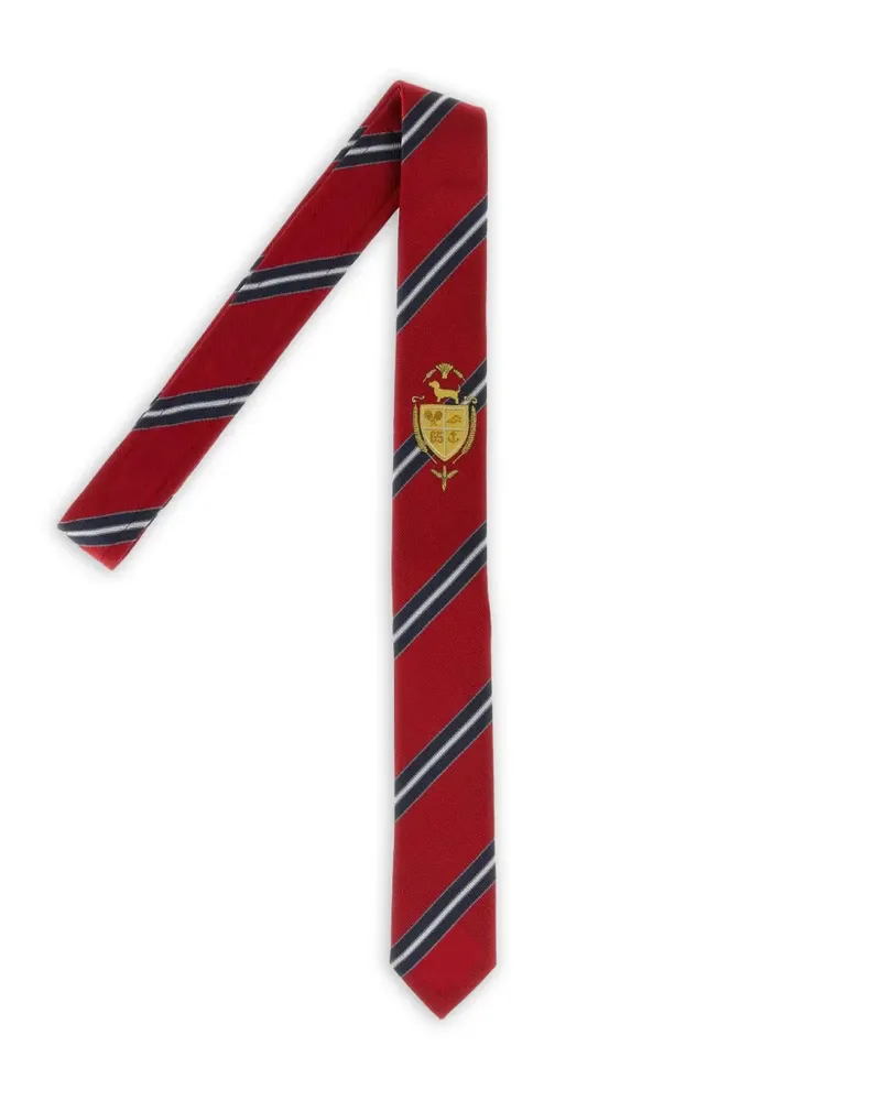 Thom Browne Gestreifte Krawatte - Rot Rot