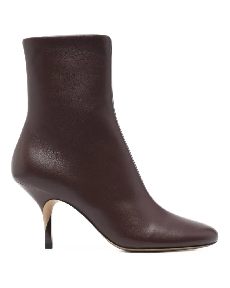 Jacquemus pointed-toe leather ankle boots - Braun Braun